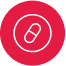Oral antidepressant pill icon